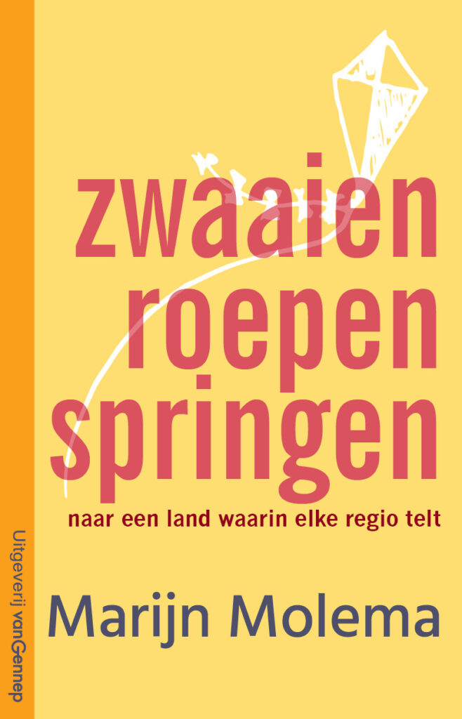 Zwaaien roepen springen