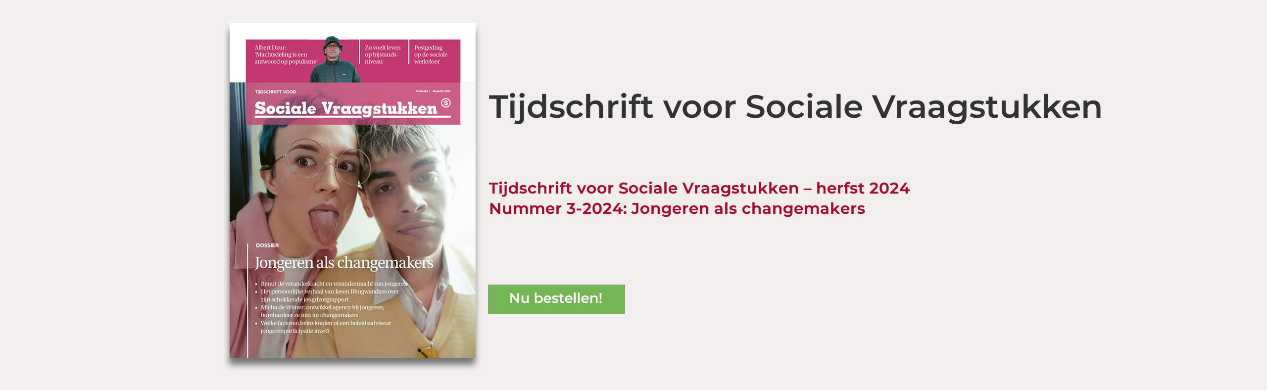 Tijdschrift voor Sociale Vraagstukken