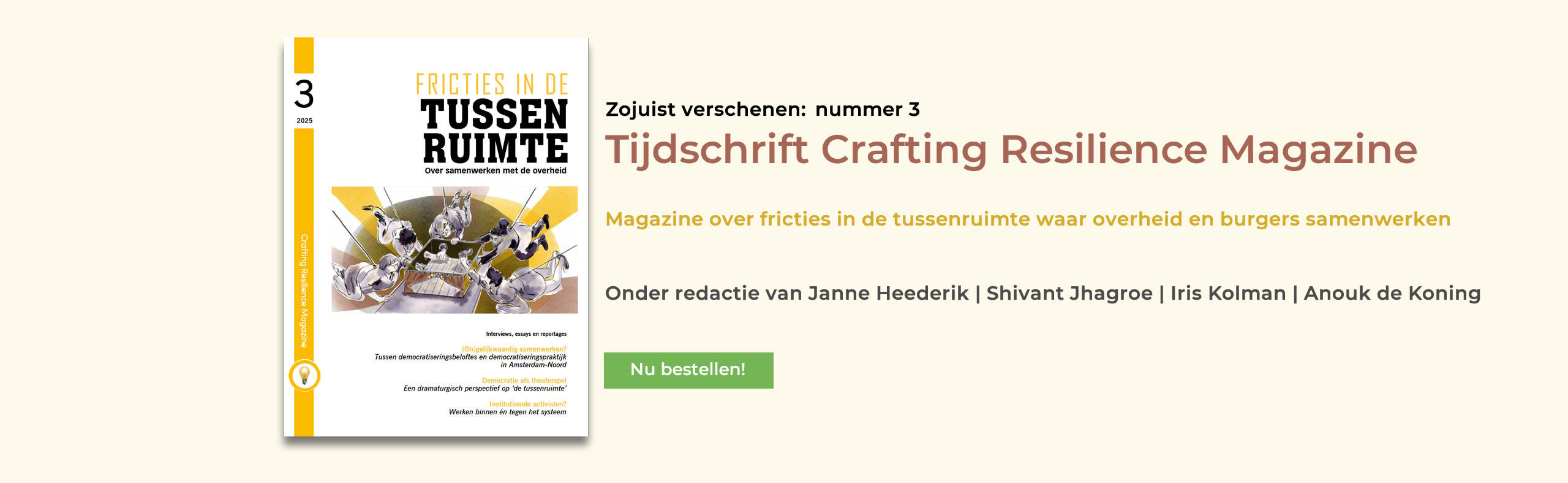 Tijdschrift Crafting Resilience Magazine 2026 Tijdschrift Crafting Resilience Magazine