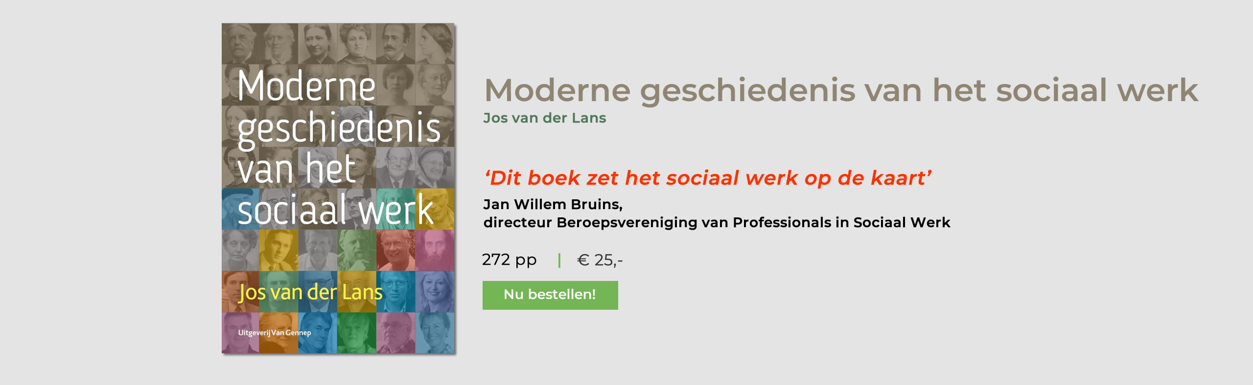Moderne geschiedenis van het sociaal werk Moderne geschiedenis van het sociaal werk
